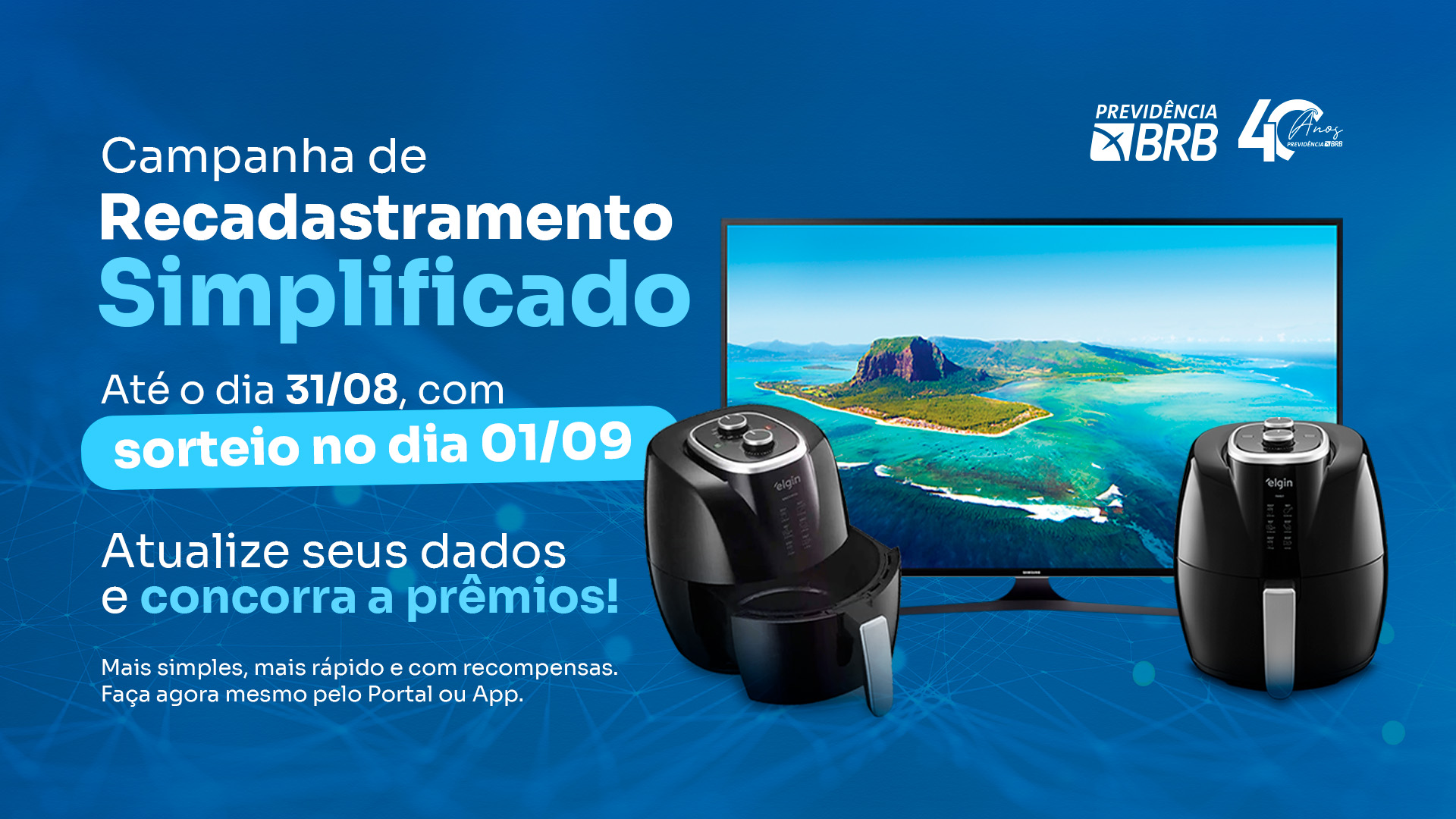 Faça o Recadastramento Simplificado e concorra a prêmios